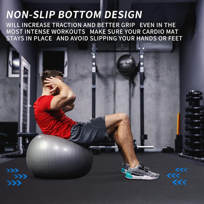 Extra Large Exercise Mat 12'x7'/9'x7'/7'x7'/7'x5'(7mm)