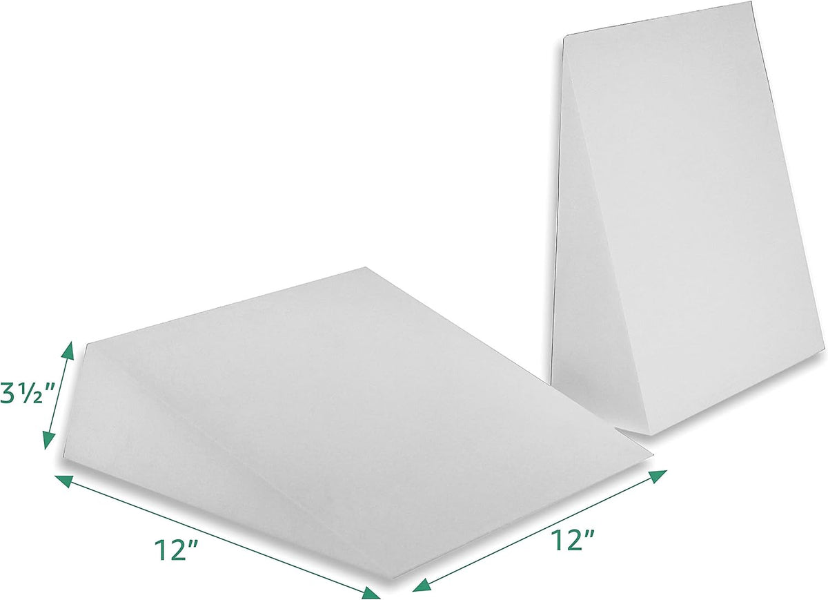 12" Foam Incline Stretch Wedge - Set of 2 - (Dove Gray)