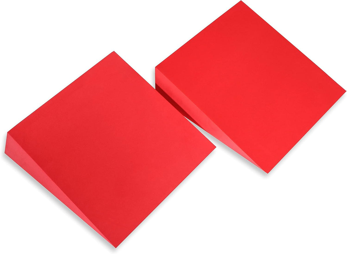 12" Foam Incline Stretch Wedge - Set of 2 - (Dove Gray)
