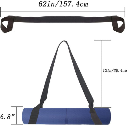 1Pcs Adjustable Yoga Mat Strap Multi-Purpose Straps Easy-Cinch Yoga Mat Sling