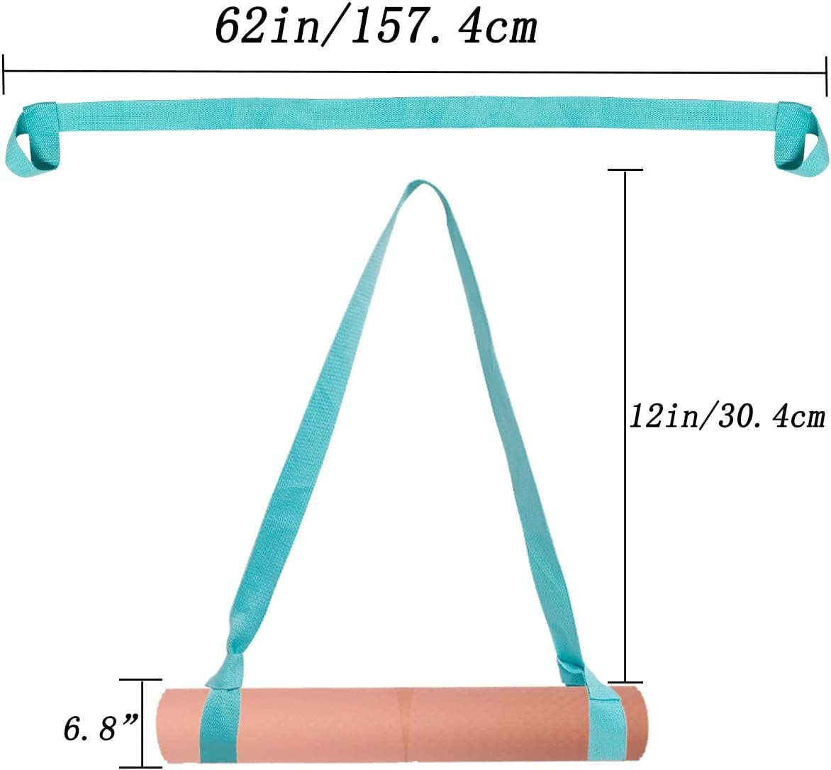 1Pcs Adjustable Yoga Mat Strap Multi-Purpose Straps Easy-Cinch Yoga Mat Sling