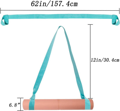1Pcs Adjustable Yoga Mat Strap Multi-Purpose Straps Easy-Cinch Yoga Mat Sling