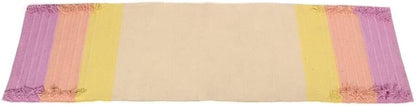 Jaipur art & Rugs Cotton Yoga Mat - Eco-Friendly Hand-Woven Rug - Non Slip & Thick (24”x72”x5mm) for Everyday Fitness at Home - Comfortable Extra-Long