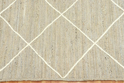 Premium Quality Jute Rug 2x3 Kilim Area Rug Hand Braided Jute Geometric Pattern Beige Hand Woven Boho Flatweave Carpet Indoor Outdoor Rugs for Kitchen Garden Yoga Mat - Colors A