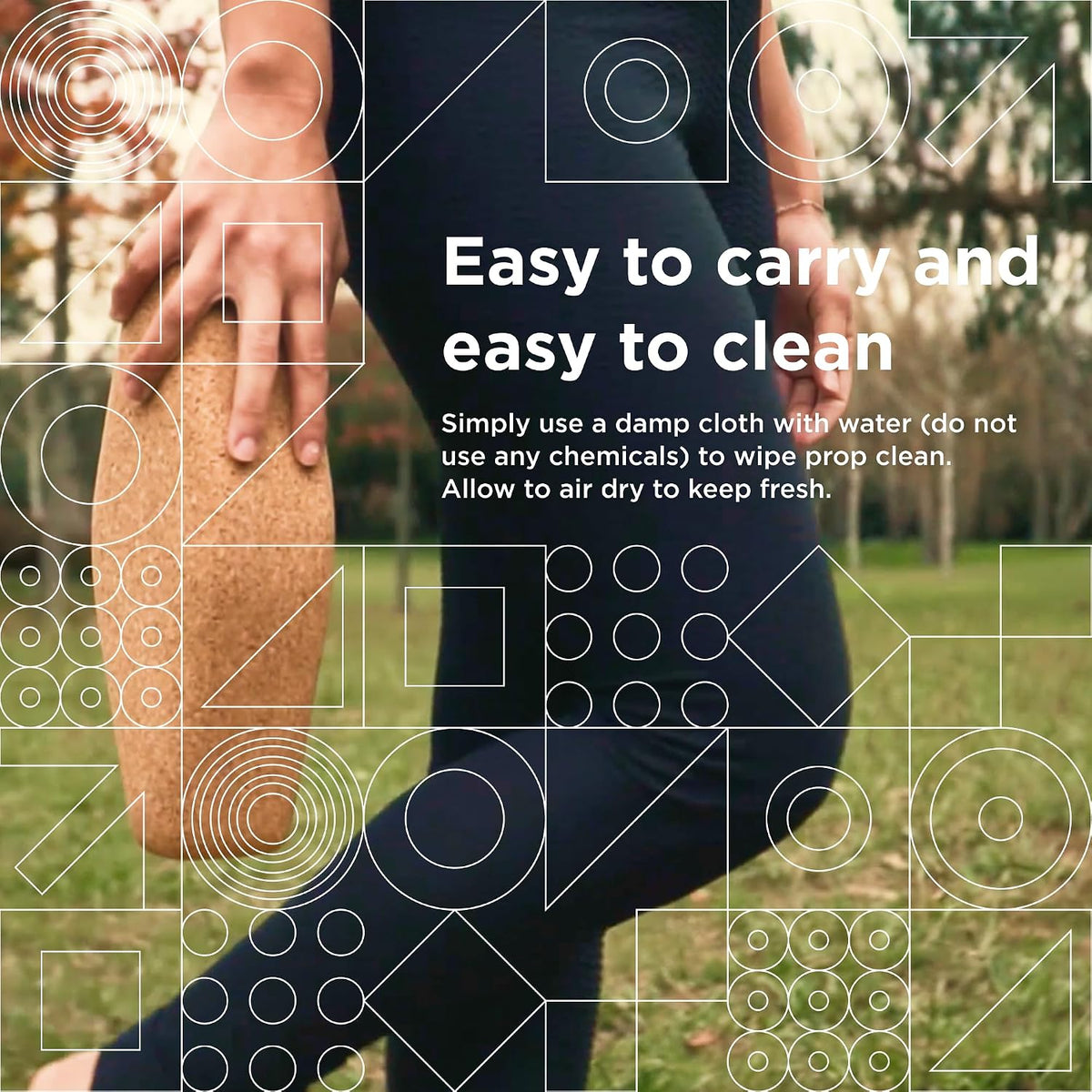 Cork Yoga Block | Non-Toxic, Alternative To Foam Yoga Blocks | Odorless, Soft, Non-Slip, Workout & Exercise | Yogi Gift Accessories | Men & Women | Eco Friendly, Sustainable